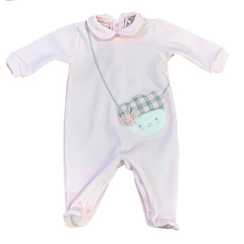 Tutina in ciniglia neonata - LALALU - Sesso: Bambina - Colore: Rosa - Stagione: Autunno-Inverno