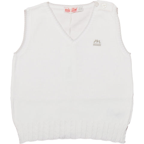 GILET TRICOT V - MIRTILLO - Colore: Grigio - Stagione: Primavera-Estate