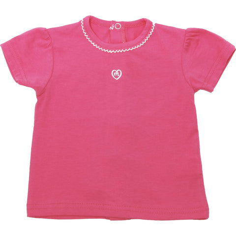 T-SHIRT  MC JERSEY - MIRTILLO - Sesso: Bambina - Colore: Bianco - Stagione: Primavera-Estate
