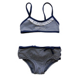 BIKINI RIGHE - MIRTILLO - Sesso: Bambina - Colore: Blu - Stagione: Primavera-Estate