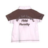 ZWEIFARBIGER JERSEY POLO