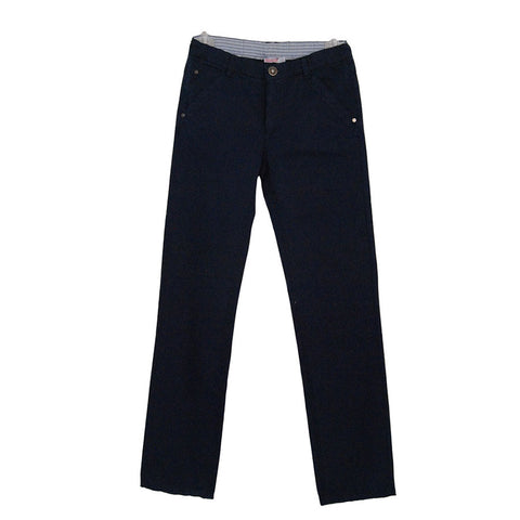 PANTALONE TWILL - MIRTILLO - Colore: Blu - Stagione: Primavera-Estate