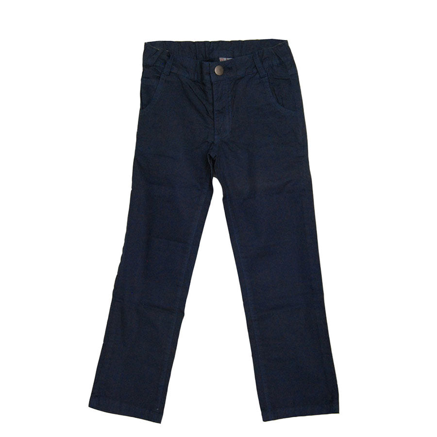 Pantalon en popeline de la ligne de vêtements pour enfants Mirtillo. Modèle uni à cinq poches. Ce...