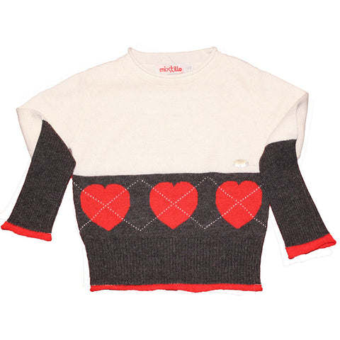 MAGLIONE - MIRTILLO - Sesso: Bambina - Colore: Beige - Stagione: Autunno-Inverno