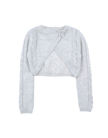 MINI CARDIGAN - MIRTILLO - Sesso: Bambina - Colore: Grigio - Stagione: Autunno-Inverno