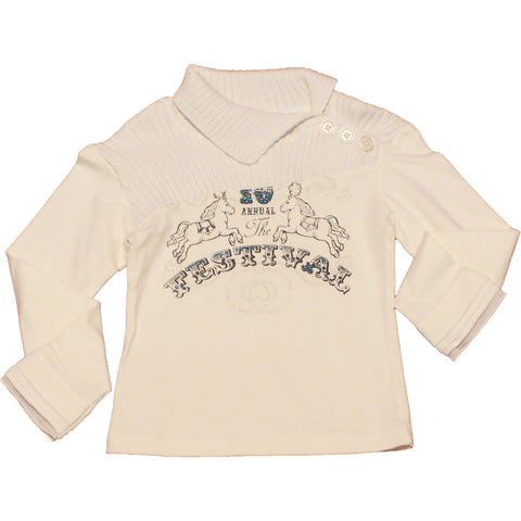 MAGLIA M/L - MIRTILLO - Sesso: Bambina - Colore: Bianco - Stagione: Autunno-Inverno