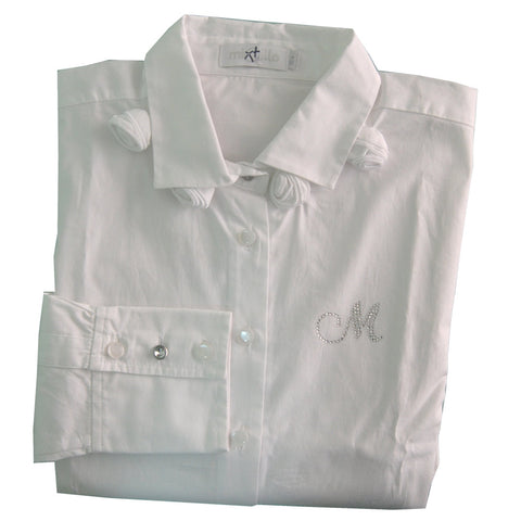 CAMICIA - MIRTILLO - Sesso: Bambina - Colore: Bianco - Stagione: Autunno-Inverno