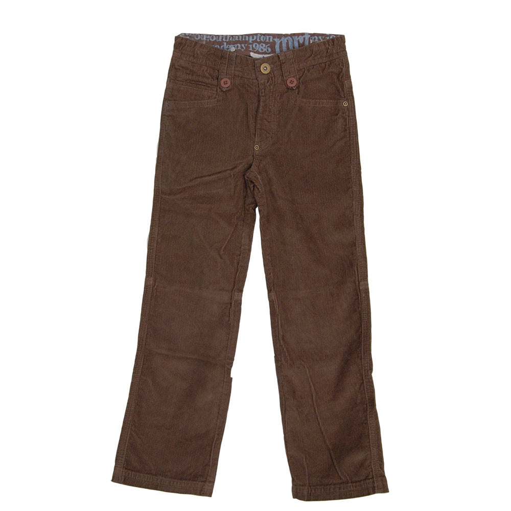 Pantalon en velours côtelé de la ligne de vêtements pour enfants Mirtillo. Uni
  avec poches à l'...