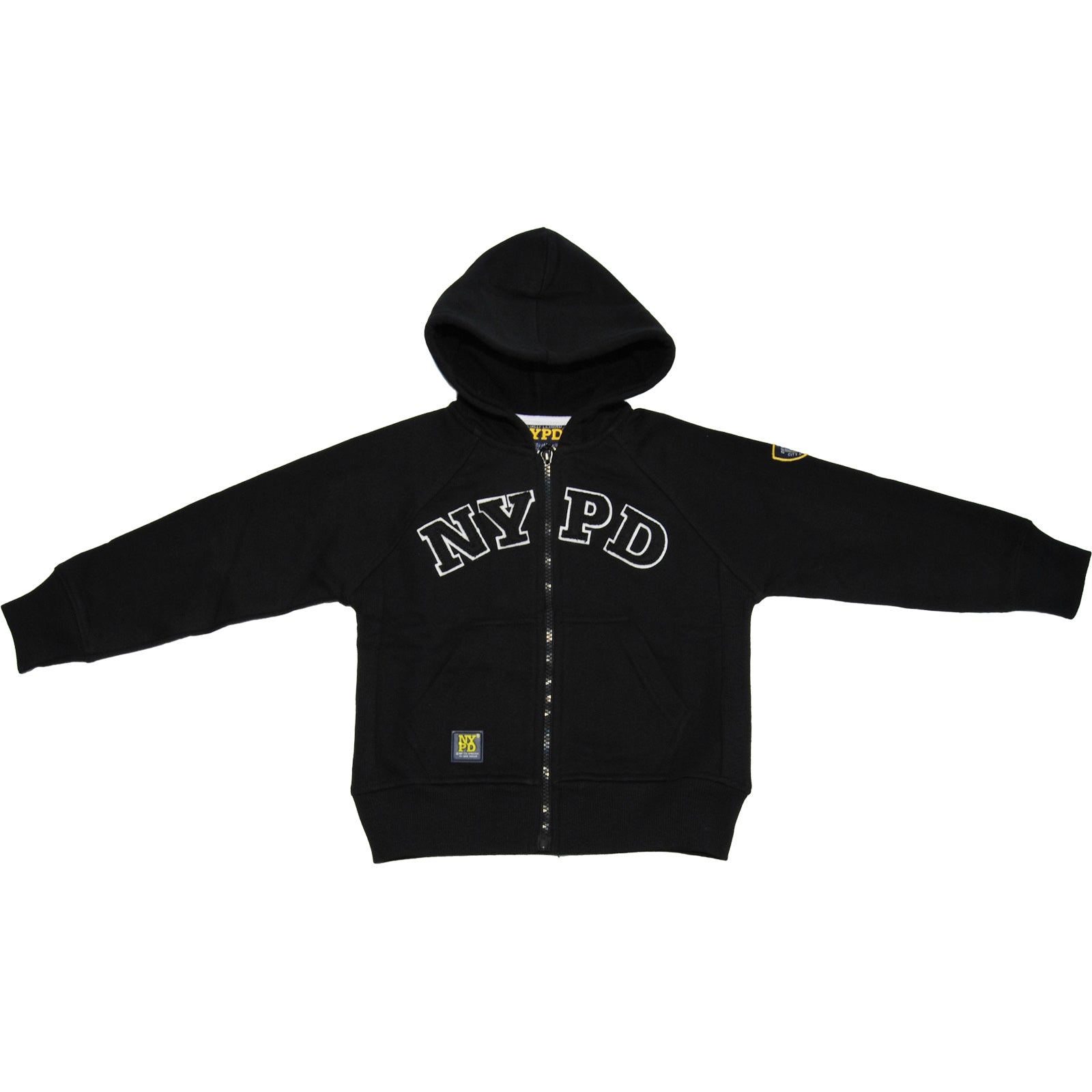 Cardigan sweat à capuche de la ligne de vêtements pour enfants Mirtillo, poches à l'avant, applic...