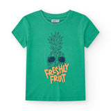 T-SHIRT FRESHLY BAR DE PRAIA - NATH KIDS - Colore: Verde - Stagione: Primavera-Estate