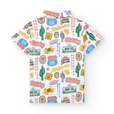 CAMISETA POLO STAMP ROAD TRIP