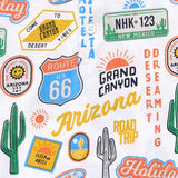 CAMISETA POLO STAMP ROAD TRIP - NATH KIDS - Colore: Bianco - Stagione: Primavera-Estate
