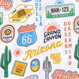 CAMISETA POLO STAMP ROAD TRIP