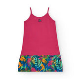JERSEY DRESS ISADORA TROPICAL VIBES - NATH KIDS - Sesso: Bambina - Colore: Rosa - Stagione: Primavera-Estate
