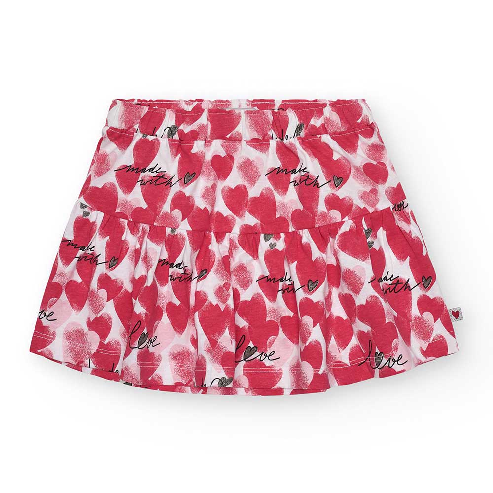Gonna della Linea Abbigliamento Bambina Nath Kids, con taglio ampio ed elastico iin vita. Fantasi...