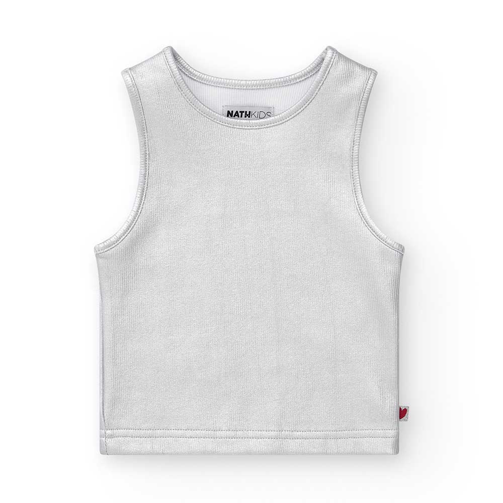 Canotta della Linea Abbigliamento Bambina Nath Kids, corta con effetto lurex.
Composizione: COTON...