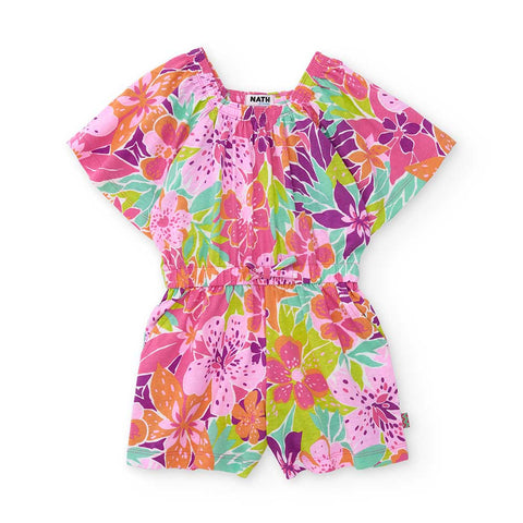 KNIT JUMPSUIT ANTONELLA CHARMINGPARADISE - NATH KIDS - Sesso: Bambina - Colore: Rosa - Stagione: Primavera-Estate