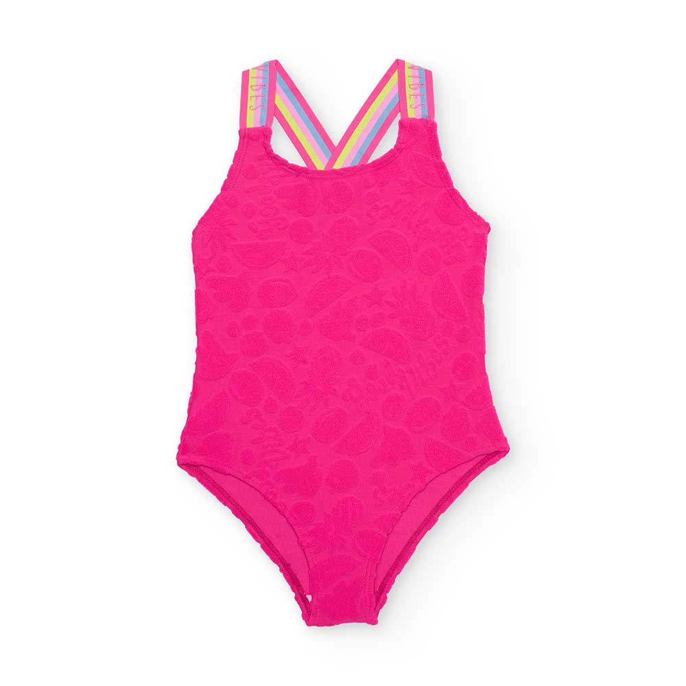 Costume intero della Linea Abbigliamento bambina Nath Kids, con fantasia a tinte vivaci.

Composi...