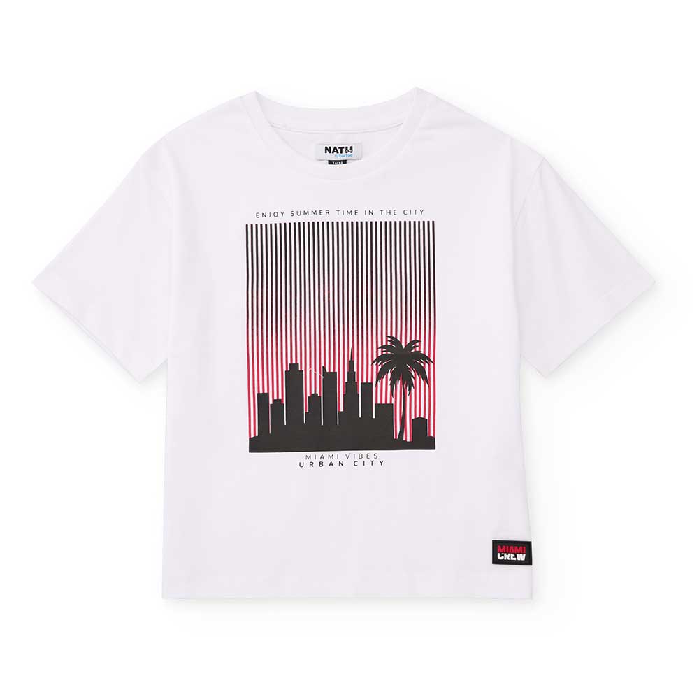 Scopri la nostra fantastica t-shirt per bambini della collezione NATH KIDS, perfetta per la prima...