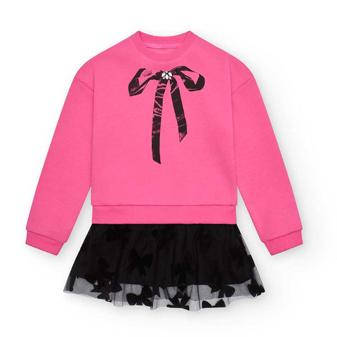LONG SLEEVE DRESS NEVERMORE MAGIC POETRY - NATH KIDS - Sesso: Bambina - Colore: uni - Stagione: Autunno-Inverno