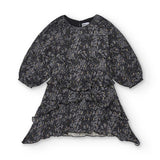 LONG-SLEEVED DRESS CHARLOTTE DIVE INTO THE NIGHT - NATH KIDS - Sesso: Bambina - Colore: uni - Stagione: Autunno-Inverno