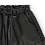 FAUX LEATHER SHORT CARMELA DIVE INTO THE NIGHT - NATH KIDS - Sesso: Bambina - Colore: uni - Stagione: Autunno-Inverno