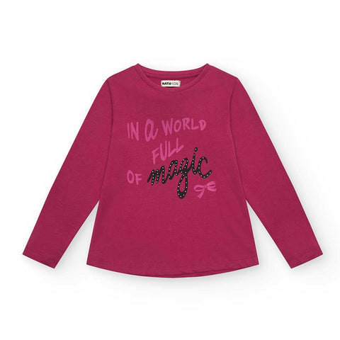 LONG SLEEVE T-SHIRT MAGIC MAGIC POETRY - NATH KIDS - Sesso: Bambina - Colore: uni - Stagione: Autunno-Inverno