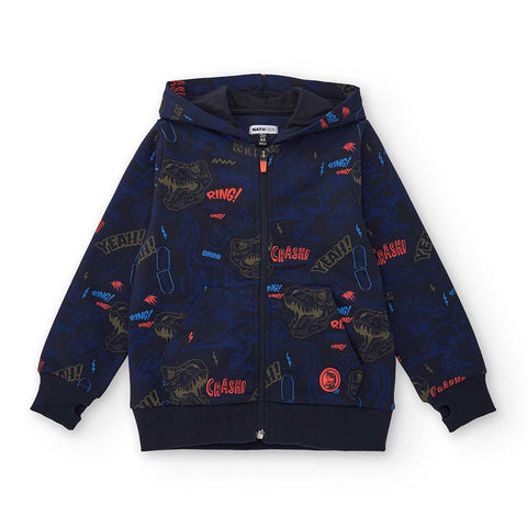 ZIPPED HOODIE DINOMITE JURASSIC TOWN