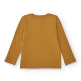 LONG SLEEVE T-SHIRT NEWSPAPER NEW YORK SKATERS - NATH KIDS - Colore: Giallo - Stagione: Autunno-Inverno