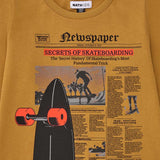 LONG SLEEVE T-SHIRT NEWSPAPER NEW YORK SKATERS
