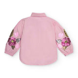 POPLIN SHIRT AZALEA FLORAL OPULENCE - NATH KIDS - Sesso: Bambina - Colore: Rosa - Stagione: Autunno-Inverno