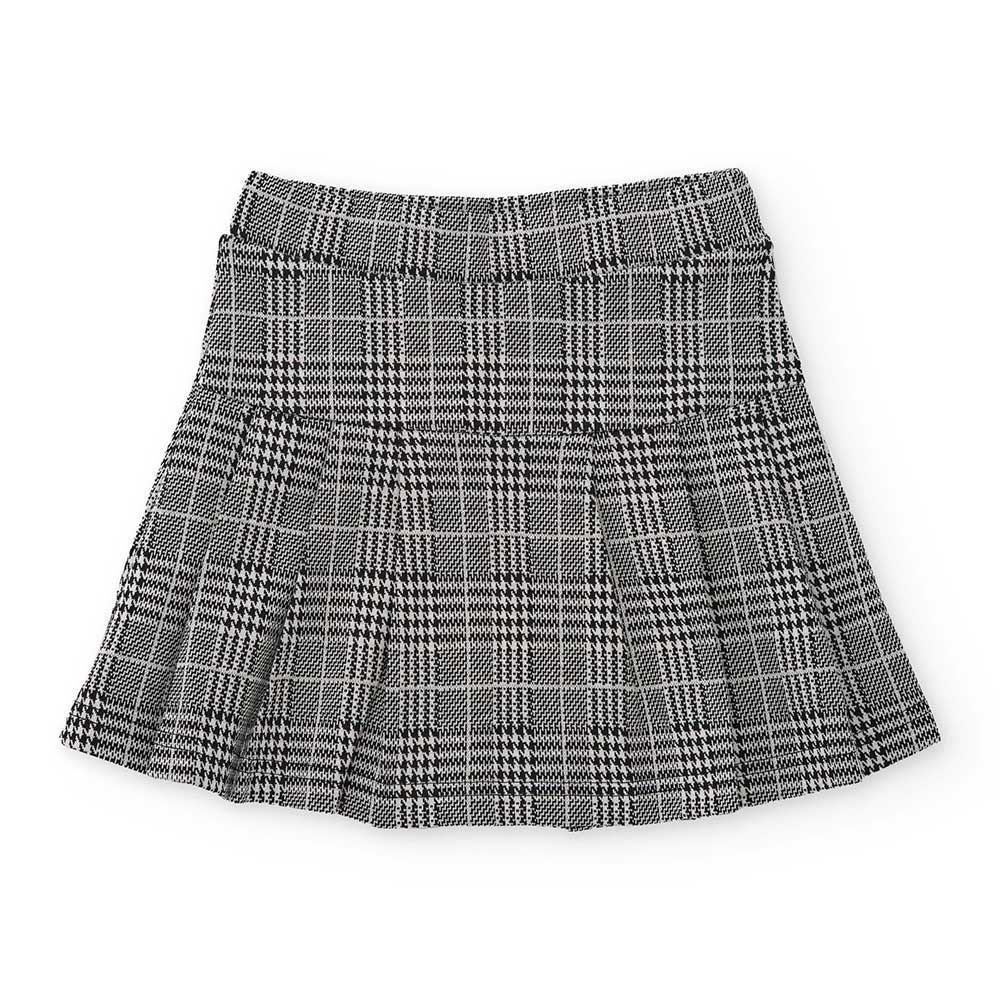 Jupe modèle college de la ligne de vêtements pour fille Nath Kids, avec motif pied de poule.

Com...