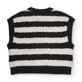 KNITTED VEST AMELIE FRENCH STORY - NATH KIDS - Sesso: Bambina - Colore: Nero - Stagione: Autunno-Inverno