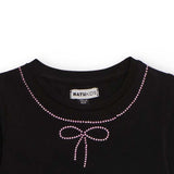 T-SHIRT À MANCHES LONGUES MAYA BLACK SWAN