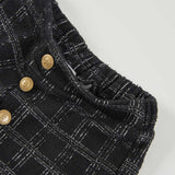 ASYMMETRIC VELVET TOP COPPELIA BLACK SWAN - NATH KIDS - Sesso: Bambina - Colore: Nero - Stagione: Autunno-Inverno