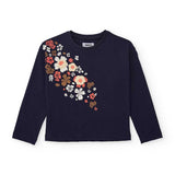 MAGLIA MANICA LUNGA FLOREALE