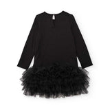 ABITO MAGLIA CON VOLANT