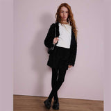 MINIGONNA EFFETTO PELUCHE