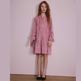 VESTITO VELLUTO ROSA