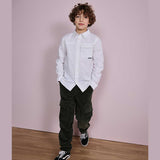 PANTALONI CARGO VELLUTO