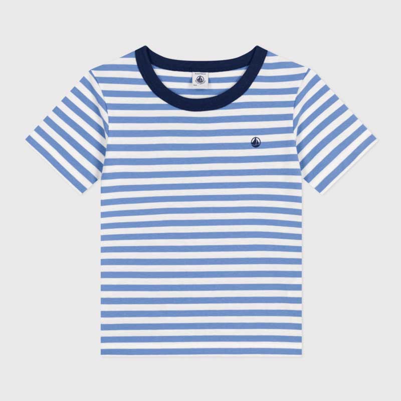 
T-shirt in jersey a maniche corte della Linea Abbigliamento Bambino Petit Bateau con vestibilità...