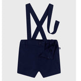 SHORT A BRETELLES - PETIT BATEAU - Colore: Blu - Stagione: Primavera-Estate