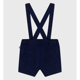 SHORT A BRETELLES - PETIT BATEAU - Colore: Blu - Stagione: Primavera-Estate