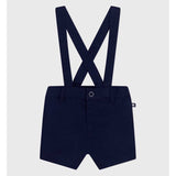 SHORT A BRETELLES - PETIT BATEAU - Colore: Blu - Stagione: Primavera-Estate