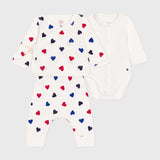 COMPLETO DUE PEZZI - PETIT BATEAU - Colore: Bianco - Stagione: Primavera-Estate
