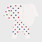 COMPLETO DUE PEZZI - PETIT BATEAU - Colore: Bianco - Stagione: Primavera-Estate