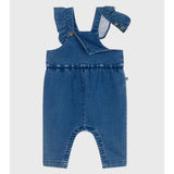 SALOPETTE LONGUE - PETIT BATEAU - Sesso: Bambina - Colore: Blu - Stagione: Primavera-Estate