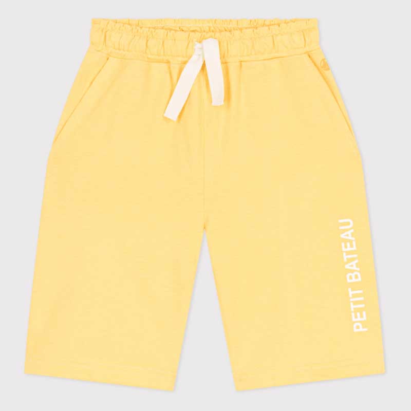 Bermuda courts de la Ligne Vêtements Enfant Petit Bateau en jersey léger, un tissu doux et confor...