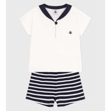 ENSEMBLE 2 PIECES - PETIT BATEAU - Colore: Blu - Stagione: Primavera-Estate