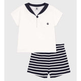 ENSEMBLE 2 PIECES - PETIT BATEAU - Colore: Blu - Stagione: Primavera-Estate